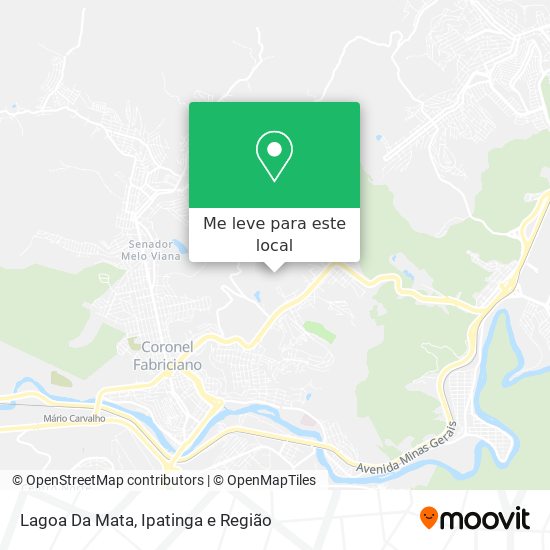 Lagoa Da Mata mapa