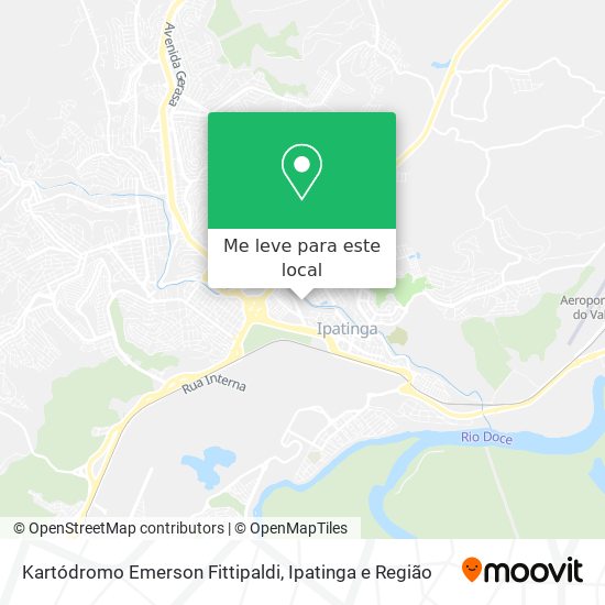 Kartódromo Emerson Fittipaldi mapa