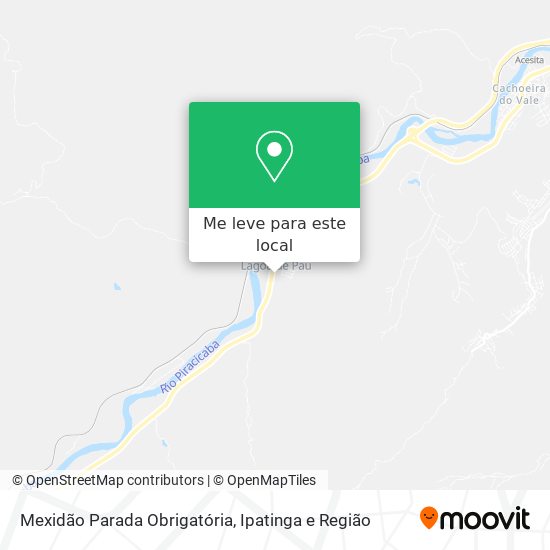 Mexidão Parada Obrigatória mapa