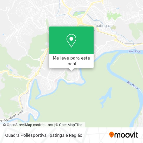 Quadra Poliesportiva mapa