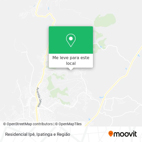 Residencial Ipê mapa