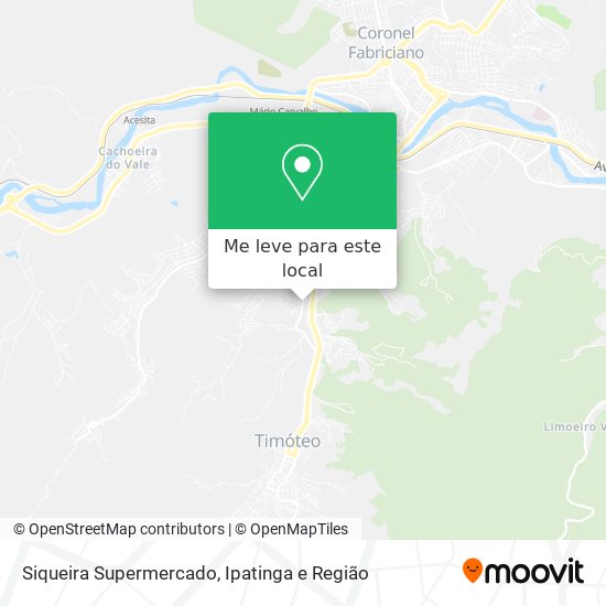 Siqueira Supermercado mapa