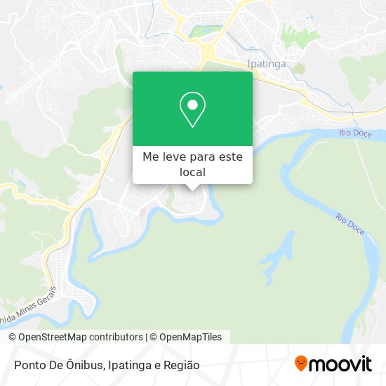 Ponto De Ônibus mapa