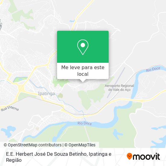 E.E. Herbert José De Souza Betinho mapa