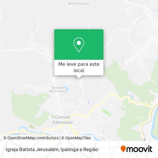 Igreja Batista Jerusalém mapa