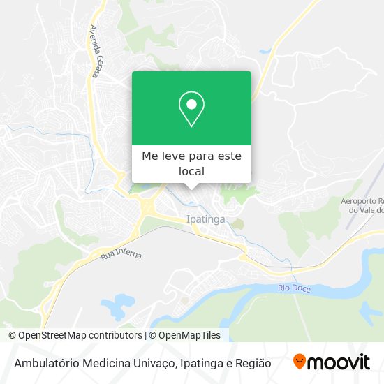 Ambulatório Medicina Univaço mapa