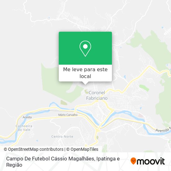 Campo De Futebol Cássio Magalhães mapa