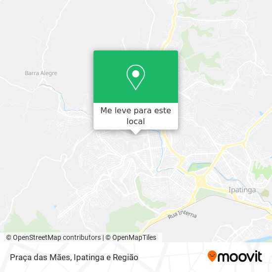Praça das Mães mapa