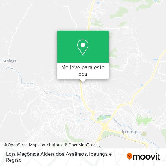 Loja Maçônica Aldeia dos Assênios mapa