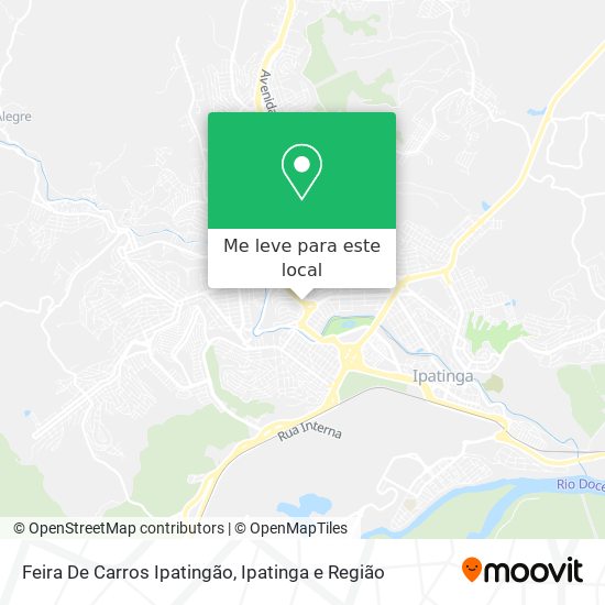 Feira De Carros Ipatingão mapa