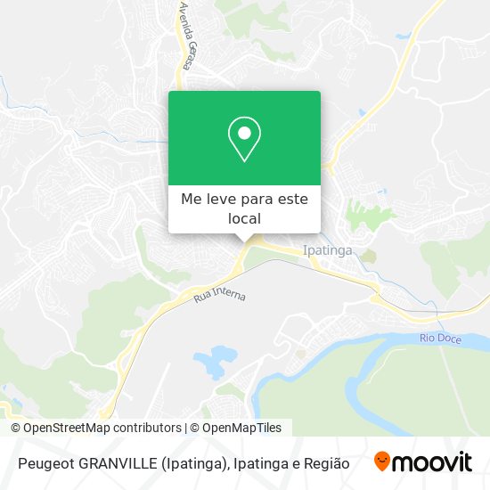 Peugeot GRANVILLE (Ipatinga) mapa