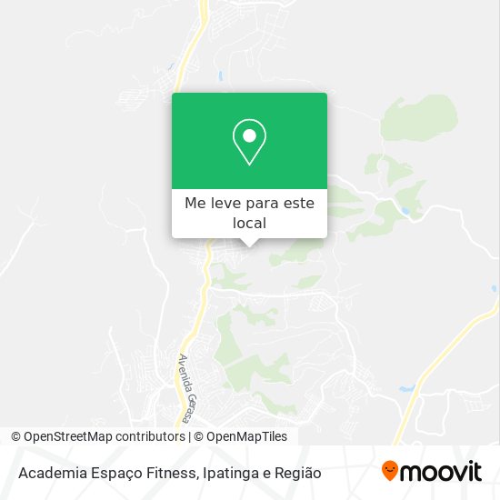 Academia Espaço Fitness mapa