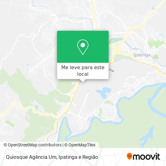 Quiosque Agência Um mapa