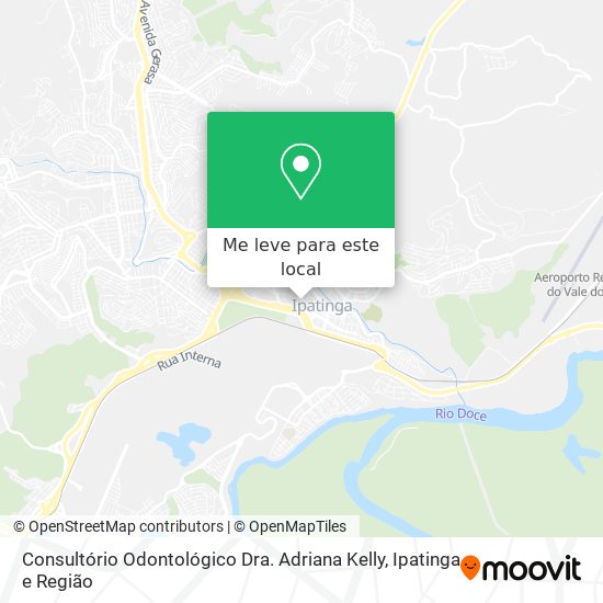 Consultório Odontológico Dra. Adriana Kelly mapa