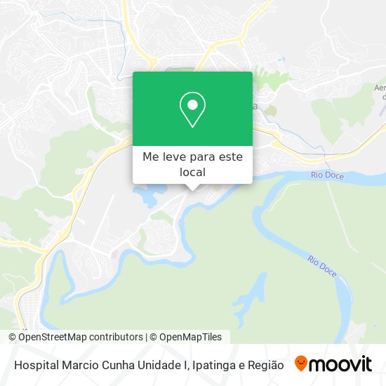 Hospital Marcio Cunha Unidade I mapa