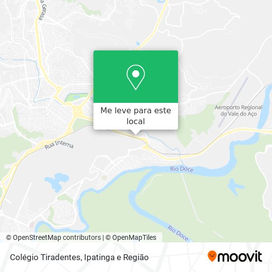 Colégio Tiradentes mapa