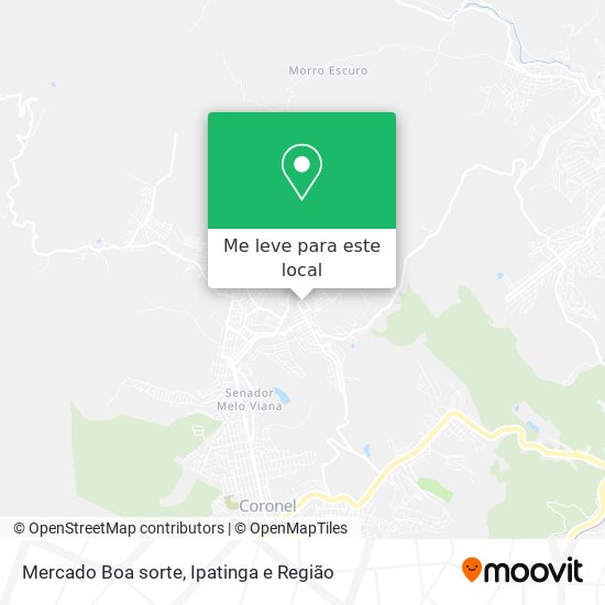 Mercado Boa sorte mapa