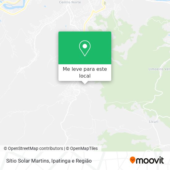 Sítio Solar Martins mapa