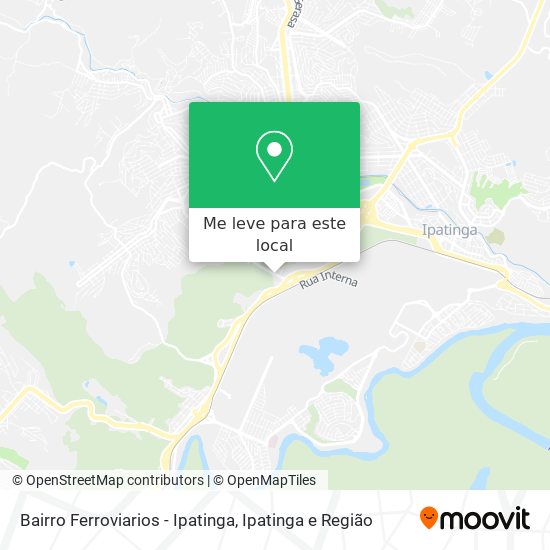 Bairro Ferroviarios - Ipatinga mapa