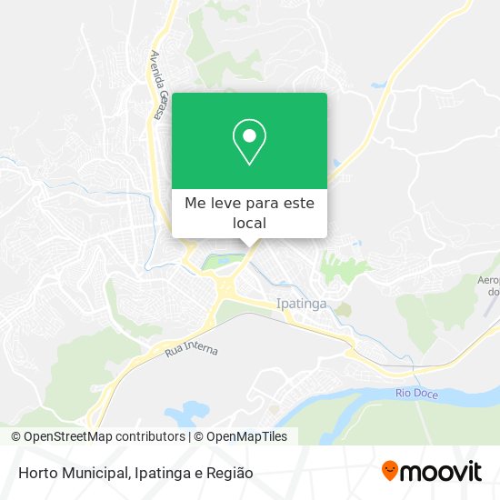 Horto Municipal mapa