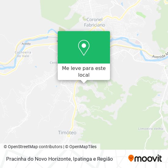 Pracinha do Novo Horizonte mapa