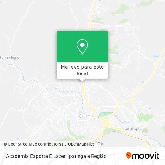 Academia Esporte E Lazer mapa