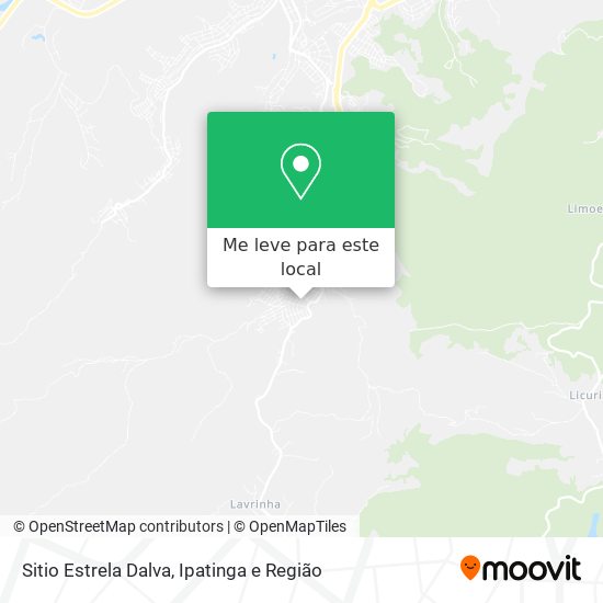 Sitio Estrela Dalva mapa