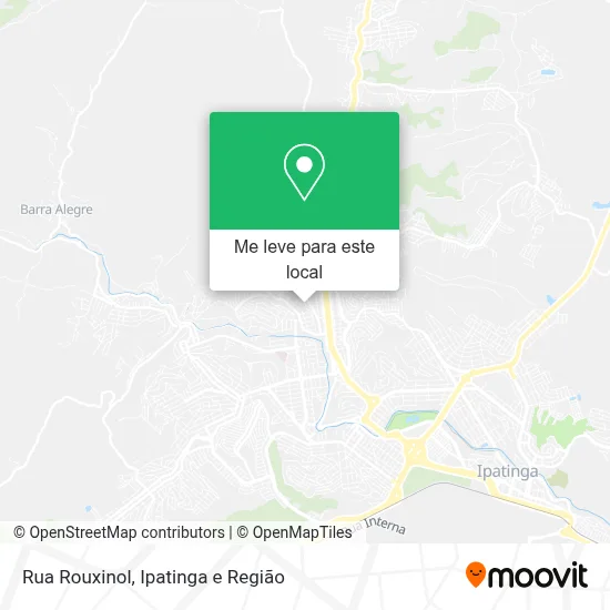 Rua Rouxinol mapa
