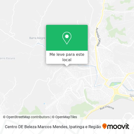Centro DE Beleza Marcos Mendes mapa