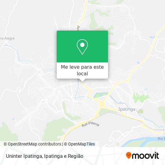 Uninter Ipatinga mapa