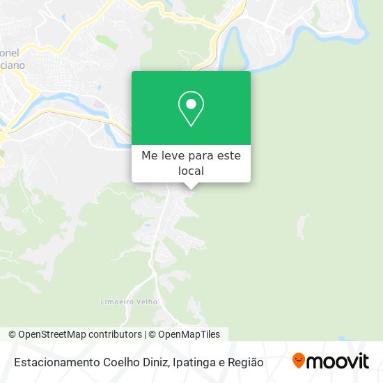 Estacionamento Coelho Diniz mapa
