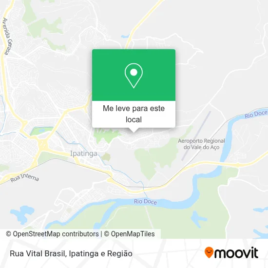 Rua Vital Brasil mapa