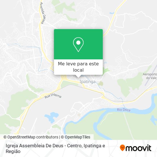 Igreja Assembleia De Deus - Centro mapa