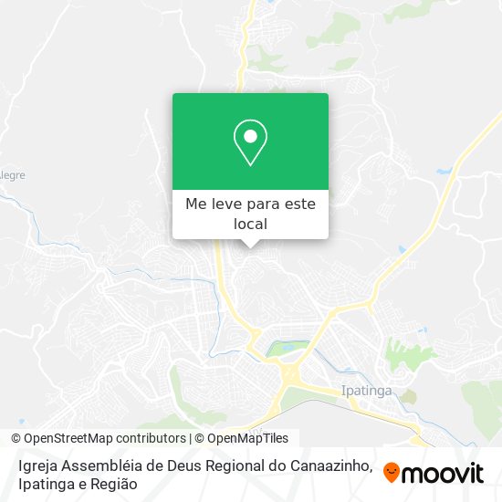 Igreja Assembléia de Deus Regional do Canaazinho mapa