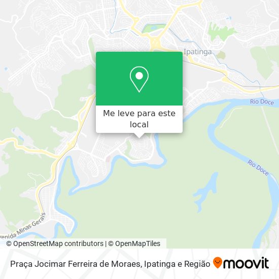 Praça Jocimar Ferreira de Moraes mapa