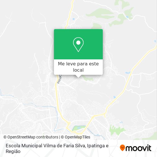 Escola Municipal Vilma de Faria Silva mapa