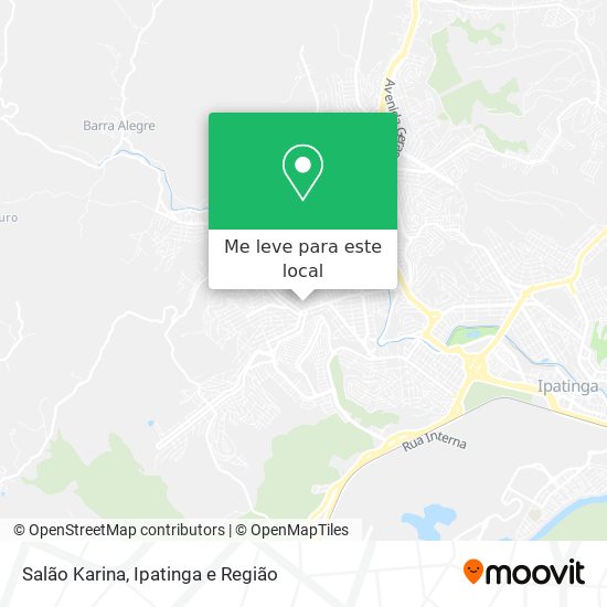Salão Karina mapa
