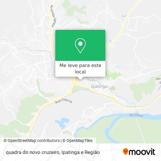 quadra do novo cruzeiro mapa