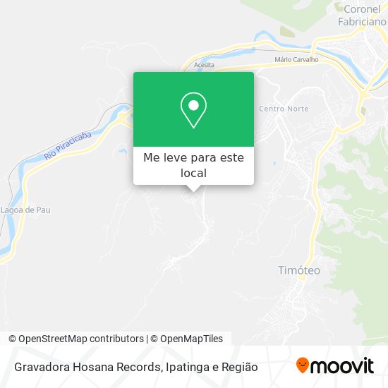 Gravadora Hosana Records mapa
