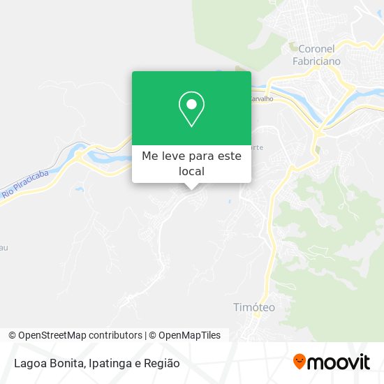 Lagoa Bonita mapa
