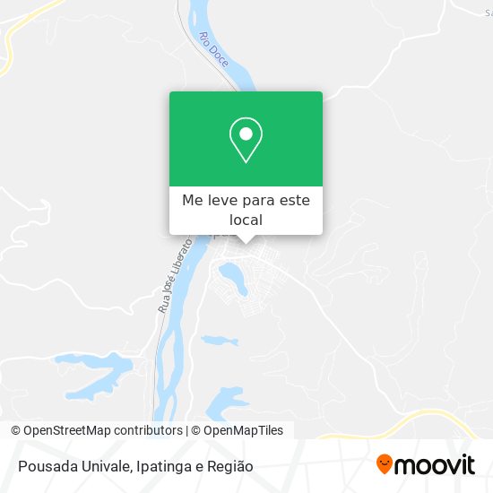 Pousada Univale mapa