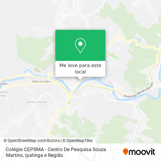 Colégio CEPSMA - Centro De Pesquisa Souza Martins mapa