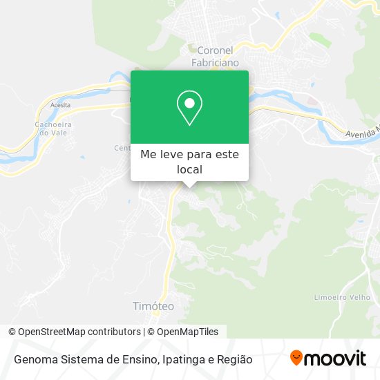 Genoma Sistema de Ensino mapa