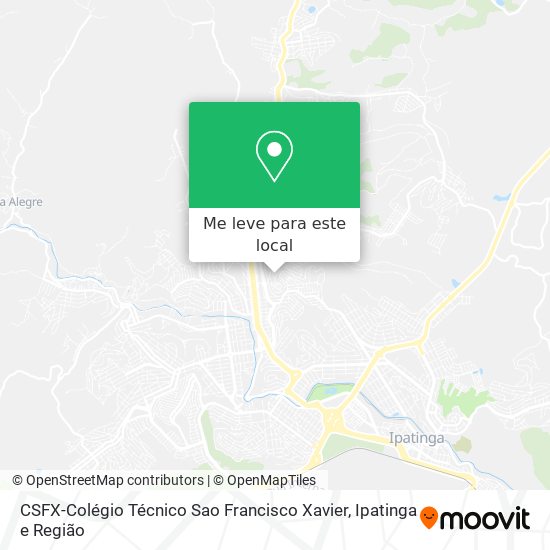 CSFX-Colégio Técnico Sao Francisco Xavier mapa