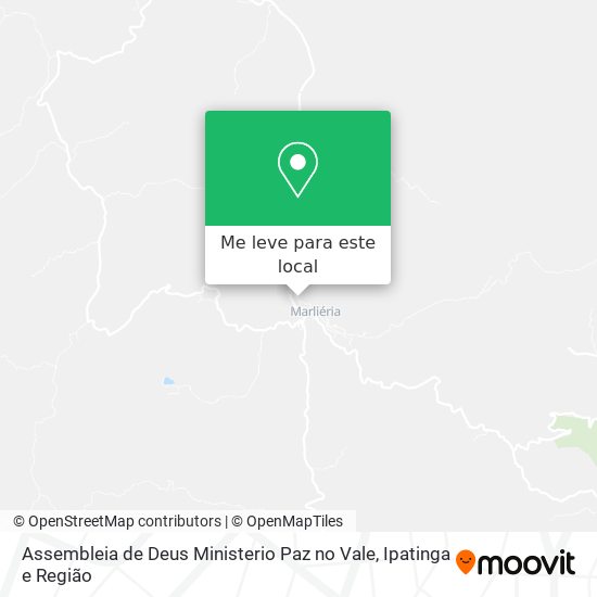 Assembleia de Deus Ministerio Paz no Vale mapa