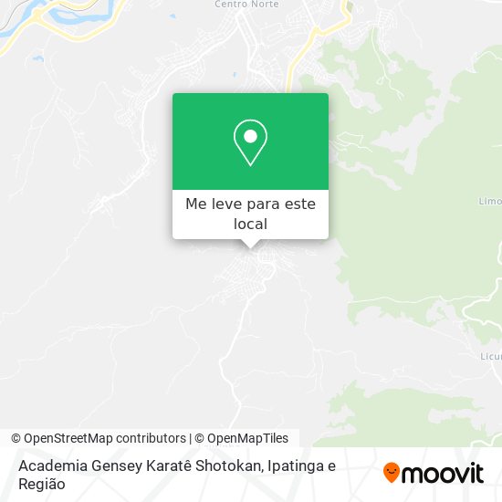 Academia Gensey Karatê Shotokan mapa