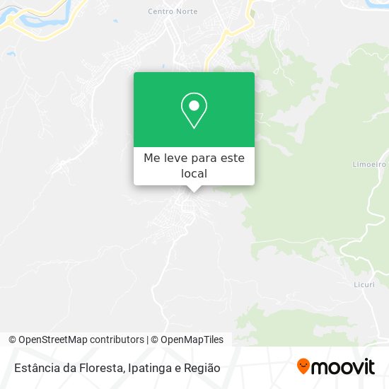 Estância da Floresta mapa