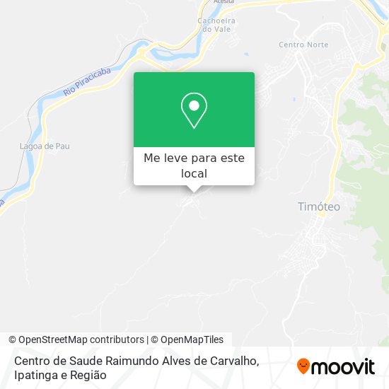 Centro de Saude Raimundo Alves de Carvalho mapa