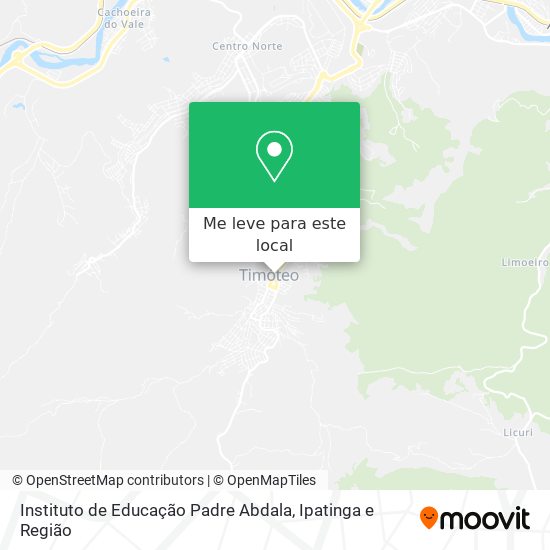 Instituto de Educação Padre Abdala mapa