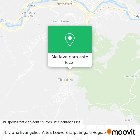 Livraria Evangelica Altos Louvores mapa